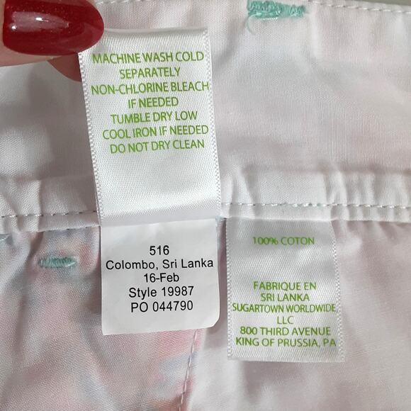 Lilly Pulitzer Chipper Shorts Too Much Bubbly Bermuda Short Womens 10 Preppy - Picture 7 of 10